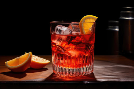 The Negroni, a popular Italian cocktail, emerged as an ap?ritif and was initially concocted in 1919の素材