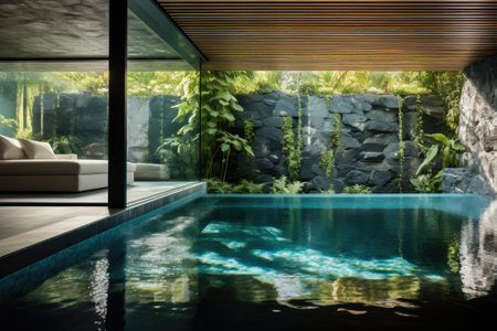 Refreshing Aquatic Oasis: A Serene Spa Retreatの素材