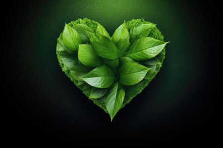 The ESG concept incorporates the harmonious convergence of nature and technology. It symbolizes a grの素材