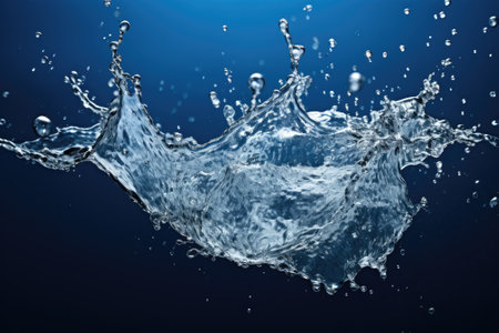 splish, splish of water, water backdrop, water splashes on its ownの素材