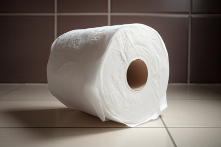 A roll of bathroom tissueの素材