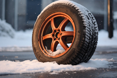 Tire service includes the substitution of seasonal tires, specifically replacing summer tires with wの素材