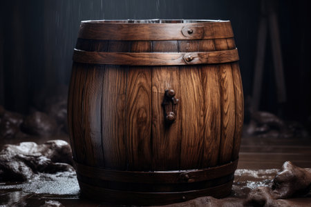 barrel made of woodの素材