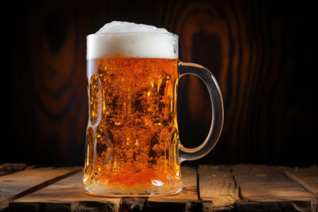 Beer in a mugの素材
