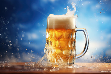 Beer in a mugの素材