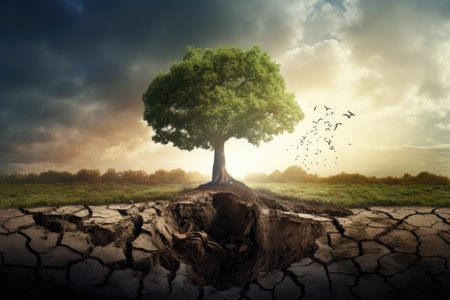 A comparison can be made between the positive impact of a healthy environment and the negative effecの素材