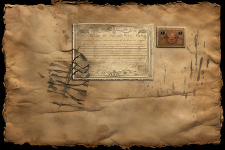 Aged envelope settingの素材