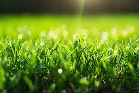 Grassy texture under the sun s lightの素材