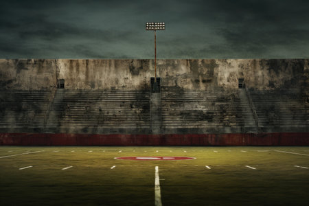 Field for playing footballの素材