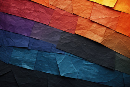 Colorful paper background with copy space for your text or image.の素材