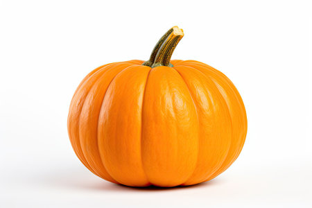 Pumpkin on white backgroundの素材