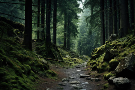 Forest Natural sceneryの素材