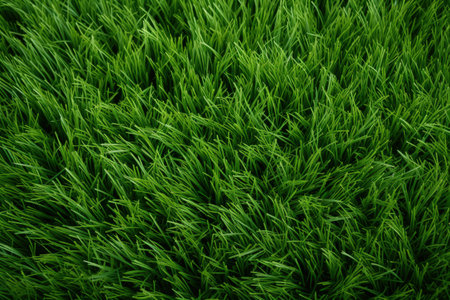Grassy field texture green backdropの素材