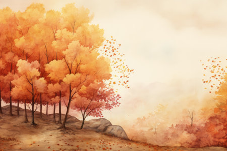fall backdropの素材
