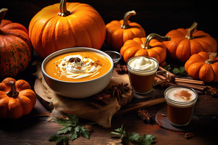 Pumpkin recipes Pumpkin Latte stuffed pumpkin pumpkin tart pumpkin soup pumpkin pureeの素材