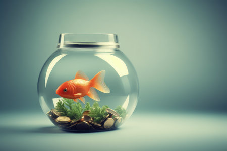 Safeguard your assets with a piggy bank and financial supportの素材