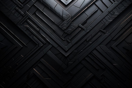 black metal texture with panoramic backgroundの素材