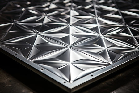 Diamond patterned metal floor plateの素材