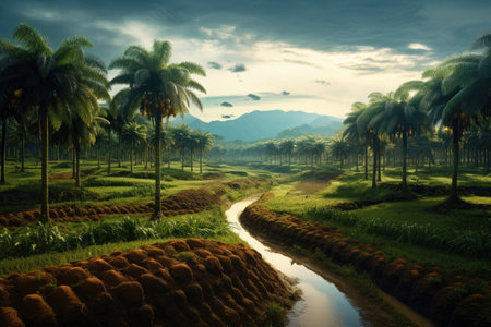 Palm plantation thrivingの素材