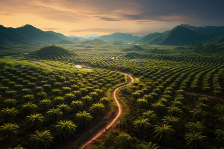 Palm plantation thrivingの素材