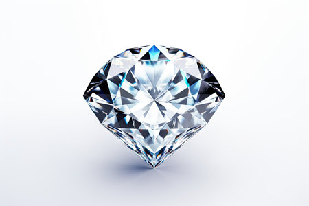 Sparkling gem on pale backdropの素材