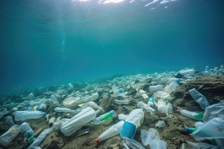 Extensive plastic waste on the Mediterranean seabedの素材