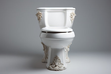 Toilet bowl color whiteの素材