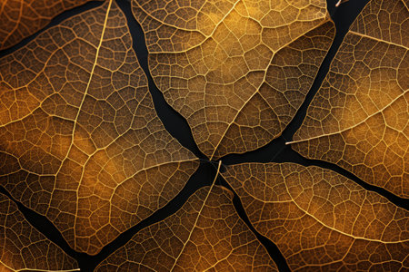 Texture background of skeletal leaves foliage branches and leaf veins suitable for creative banner dの素材