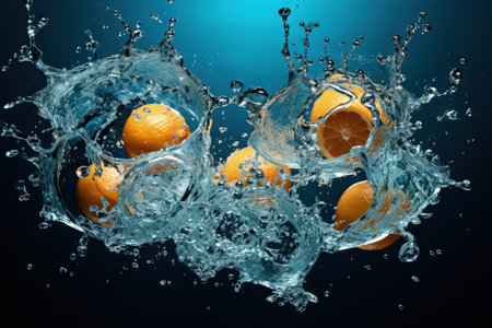 Water collected splashesの素材