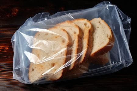 Bread sliced and packagedの素材