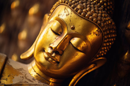 antique Buddha statueの素材