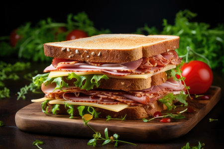 Ham and cheese sandwichの素材