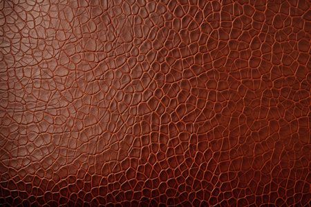 Close up of brown leather textureの素材