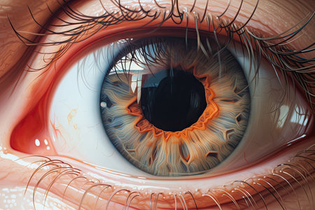 Detailed view of the eyeの素材
