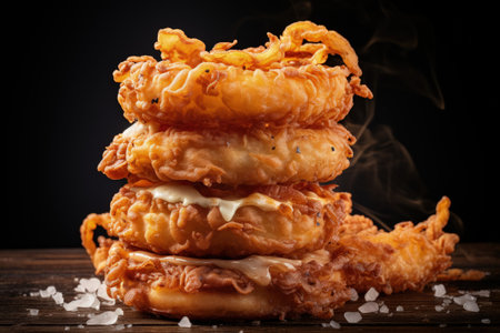 Quickly fried onion ringsの素材
