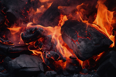 Conceptual texture of alfaphoto s smoldering embersの素材