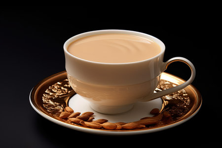 One serving of Karak Tea with milkの素材