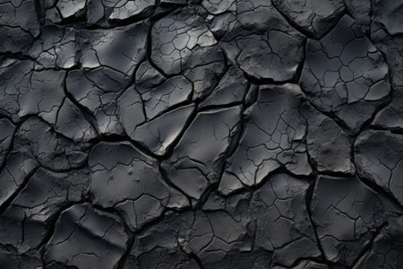 Therapeutic black mud clay macro photo as backgroundの素材