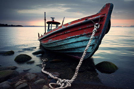 Anchored boatの素材