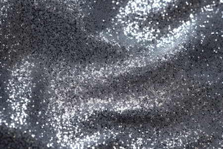 Background design with silver sparkleの素材