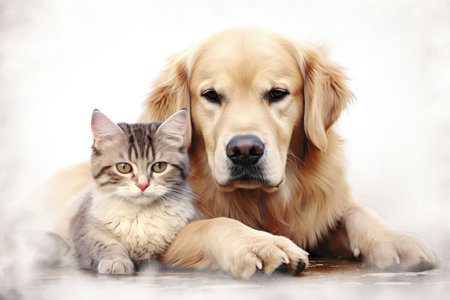 British feline and Retrieverの素材