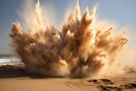 Explosion of sandの素材