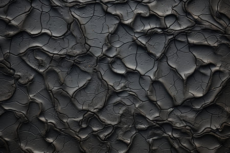 Therapeutic black mud clay macro photo as backgroundの素材