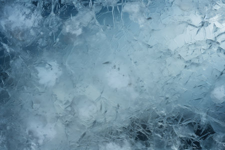 Textured ice with skate scratchesの素材