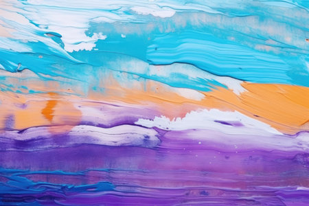 Abstract grunge texture of an artistic colorful wallの素材