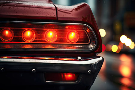 Back automotive lightsの素材