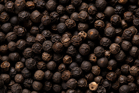 Background of black peppercornの素材