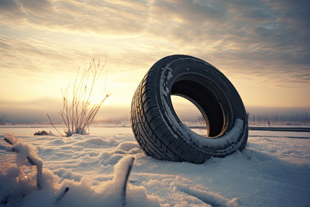 Winter snow tireの素材