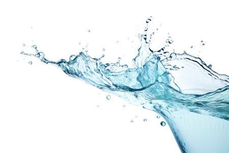 Replace the bottle with your own capturing a clear splash of waterの素材
