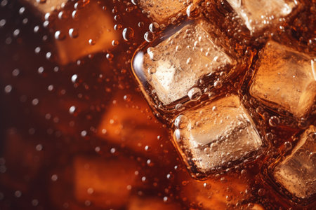 Refreshingly carbonated soda soda with ice and bubbles vintage tone Thailand Turkey Middle Eastの素材